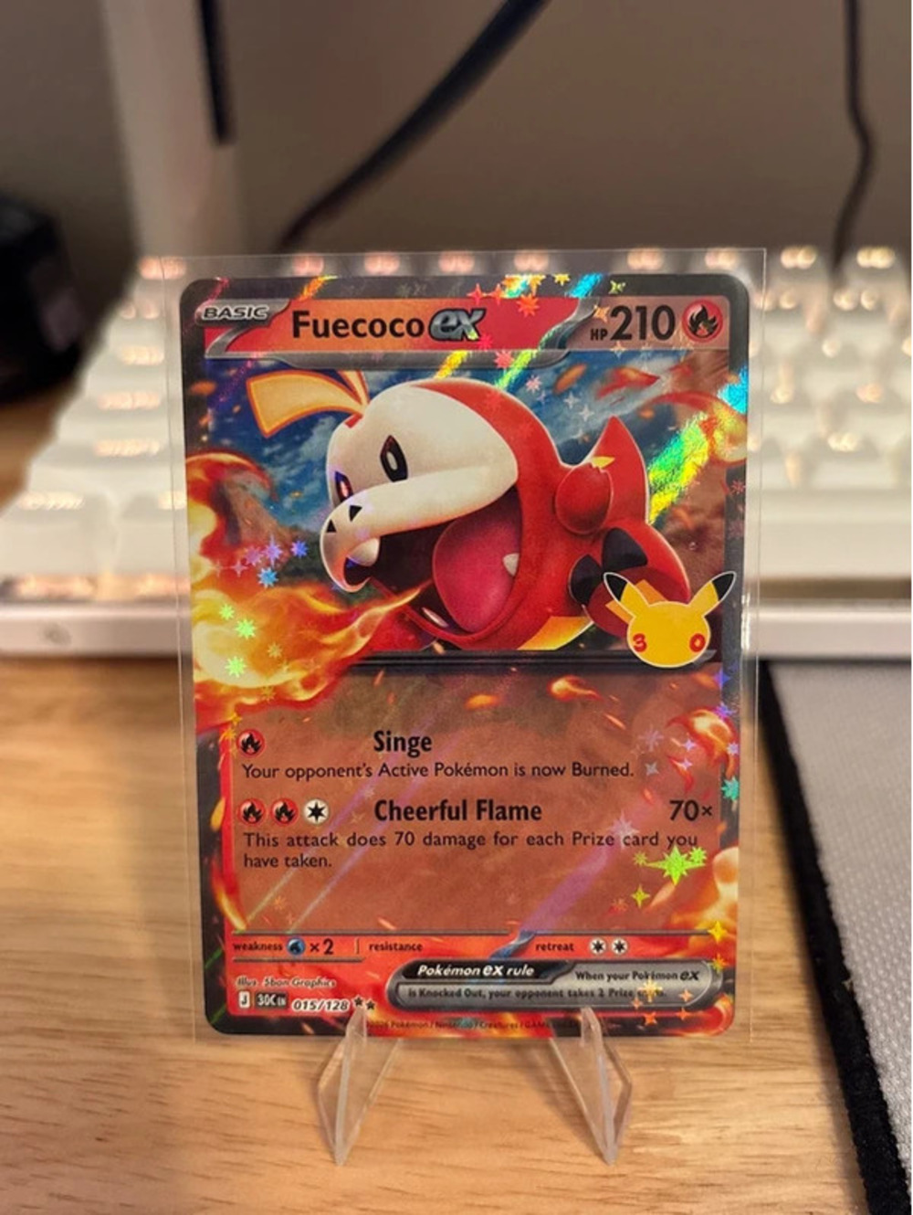 Fuecoco ex 015/128 - 30th Celebrations Pokemon